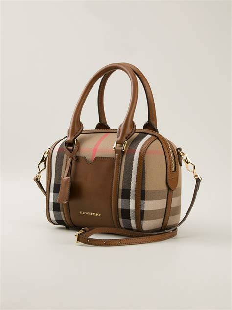 burberry small bowling bag|burberry check mini bowling bag.